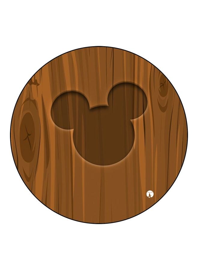 بي بي مغناطيس ثلاجة بطبعة ميكي ماوس بني 5.5سم - Image 1