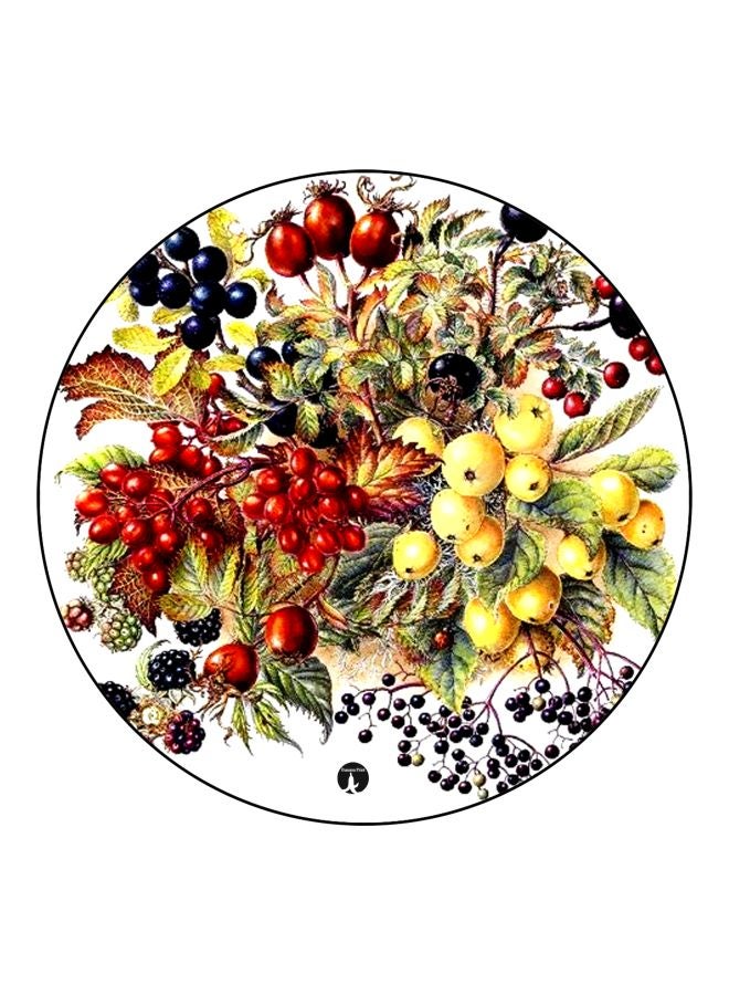 BP Fruits Printed Fridge Magnet Red/Yellow/Green 5.5cm - Image 1