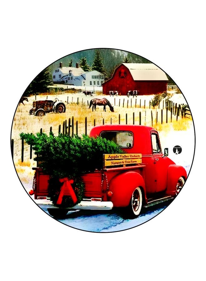 بي بي مغناطيس ثلاجة بطبعة سيارة أحمر/أخضر/أبيض 5.5سم - Image 1