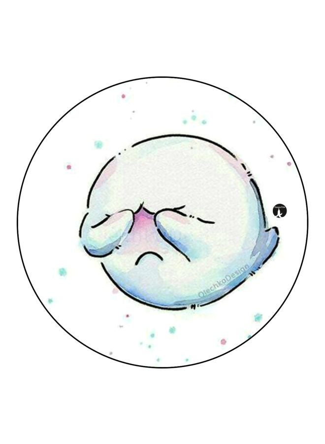 بي بي مغناطيس ثلاجة مُزين بطبعة بتصميم كرتوني أبيض/أزرق/أسود/أصفر 5.5سم - Image 1