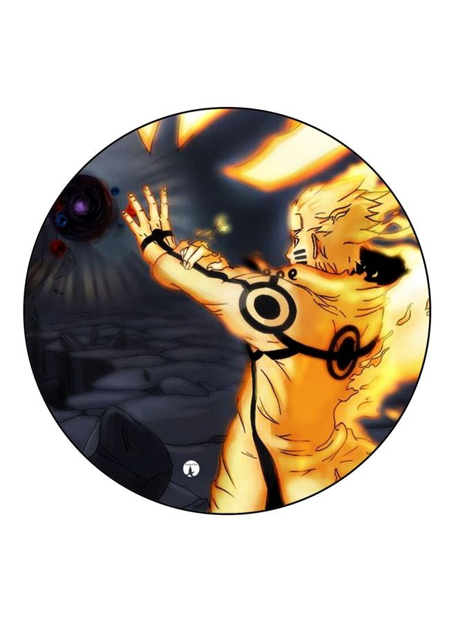 BP Goku Printed Fridge Magnet Gold/Grey/Black 5.5cm - Image 1