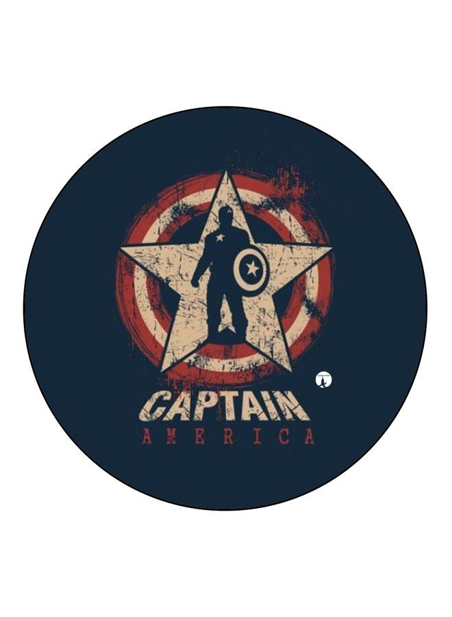 BP Captain America Printed Fridge Magnet Blue/Red/Beige 5.5cm - Image 1