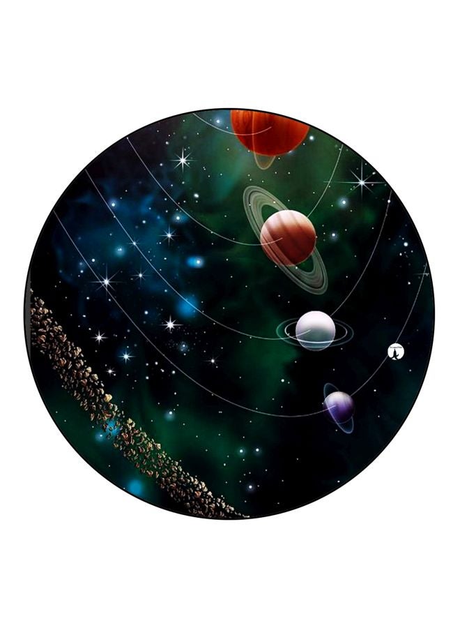 بي بي مغناطيس ثلاجة مُزين بطبعة للمجموعة الشمسية أصفر / أزرق / أخضر 5.5سم - Image 1