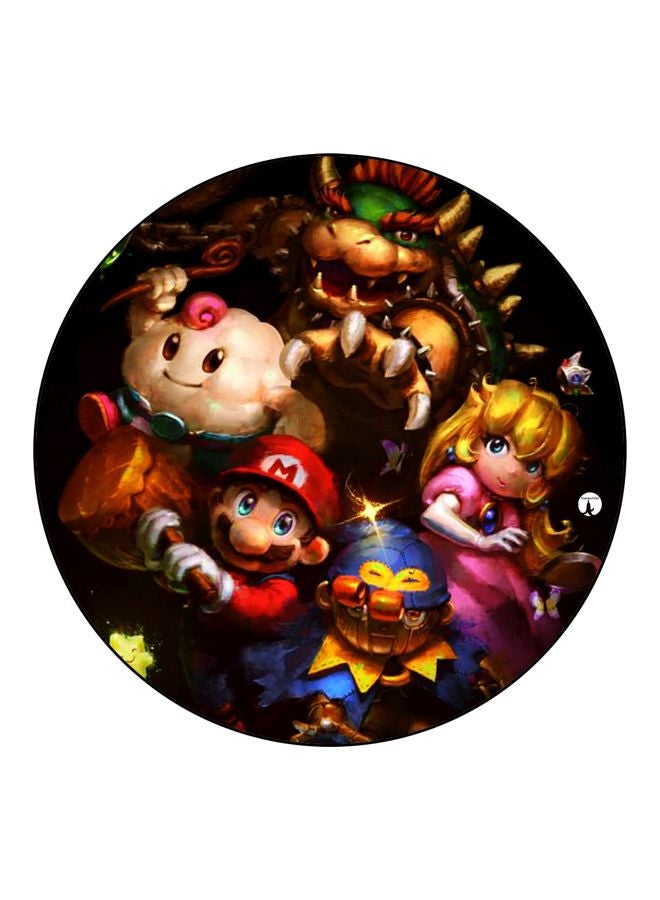 BP Cartoon Printed Fridge Magnet Gold/Blue/Red 5.5cm - Image 1