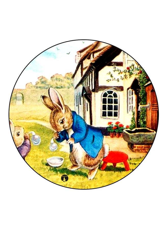 بي بي مغناطيس ثلاجة مُزين بطبعة بتصميم كرتوني أخضر/بيج/أزرق 5.5سم - Image 1