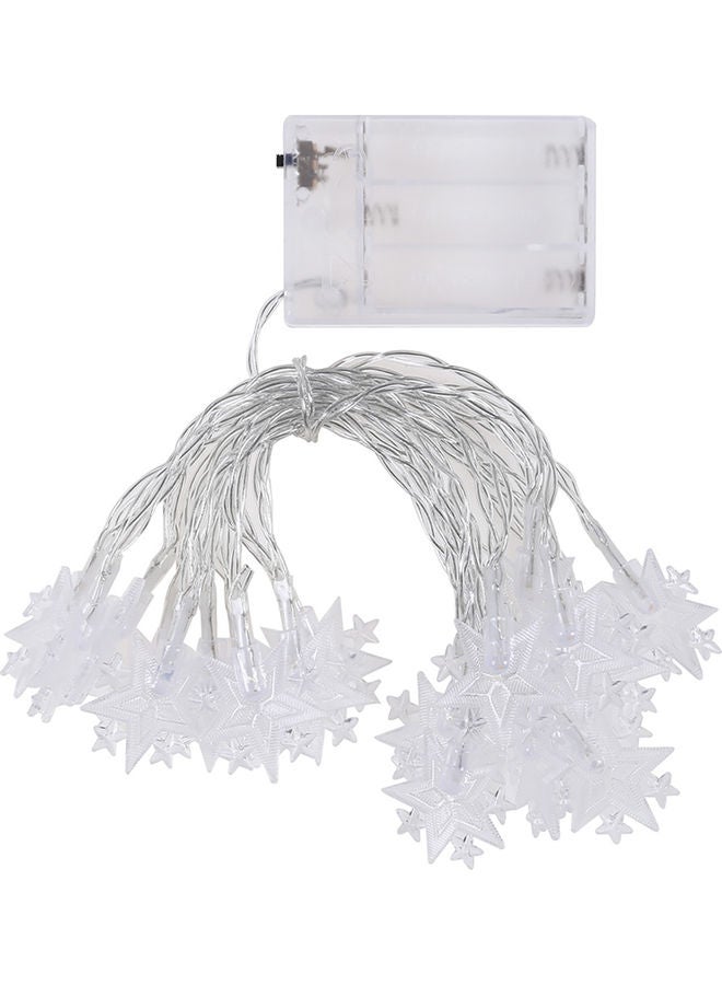 20-LED Stars Fairy String Light Yellow 3meter