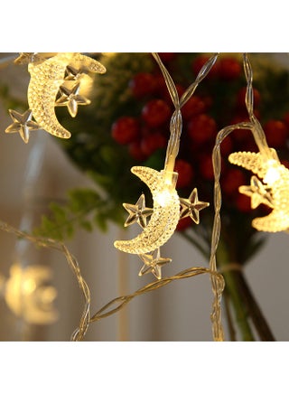 20-LED Moon And Star Fairy String Light Yellow 1.5meter - v1605011500/N42225191A_1