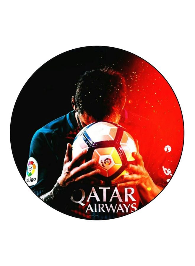 BP Football Printed Fridge Magnet Black/Red/Blue 5.5cm - Image 1