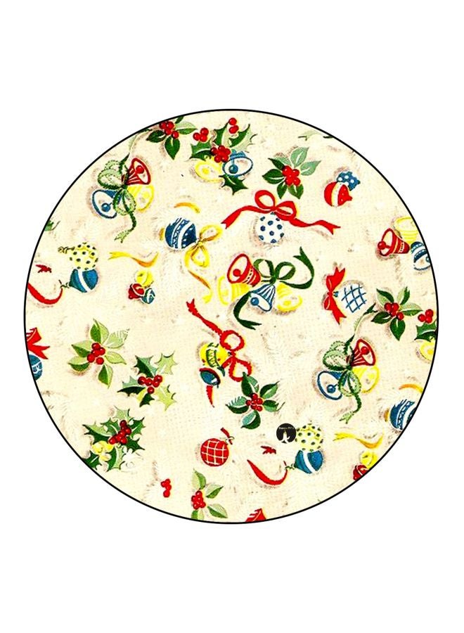 BP Decorating Bell Printed Fridge Magnet Beige/Red/Yellow 5.5cm  - Image 1