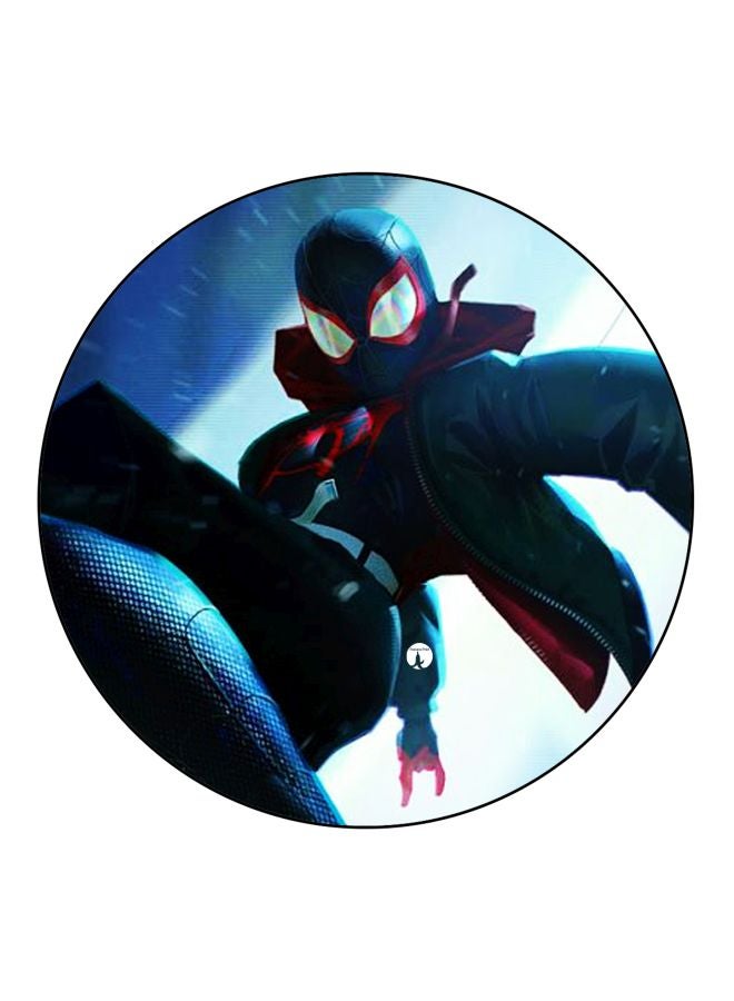 BP Spider Man Printed Wooden Fridge Magnet Blue/Red/White 5.5cm  - Image 1