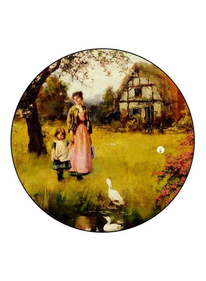 بي بي مغناطيس ثلاجة خشب مُزين بطبعة متعدد الألوان 5.5سم - Image 1