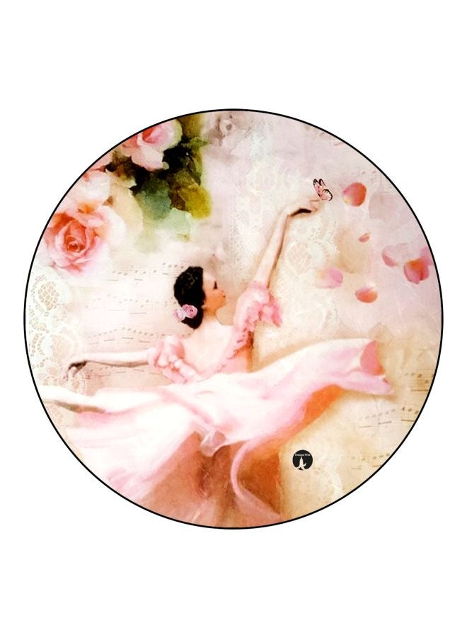 BP Ballerina Printed Fridge Magnet Beige/Pink/Black 5.5cm  - Image 1