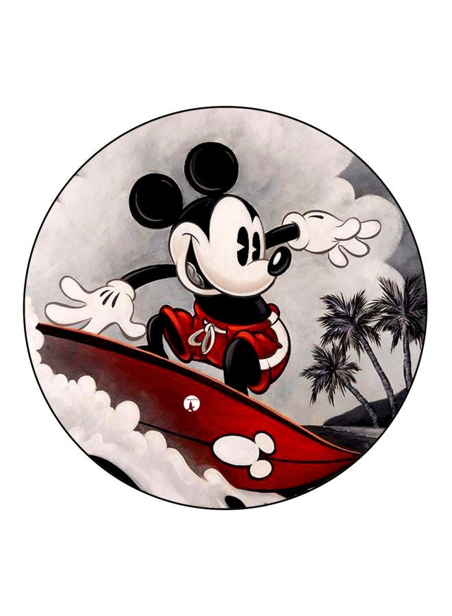 بي بي مغناطيس للثلاجة بطبعة رسم كرتوني لشخصية ميكي ماوس أحمر / أسود / أبيض 5.5سم - Image 1