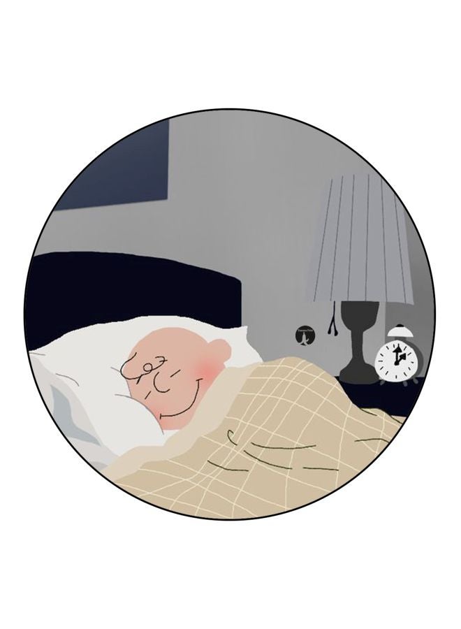 BP Cartoon Printed Fridge Magnet Grey/Beige/Black 5.5cm - Image 1