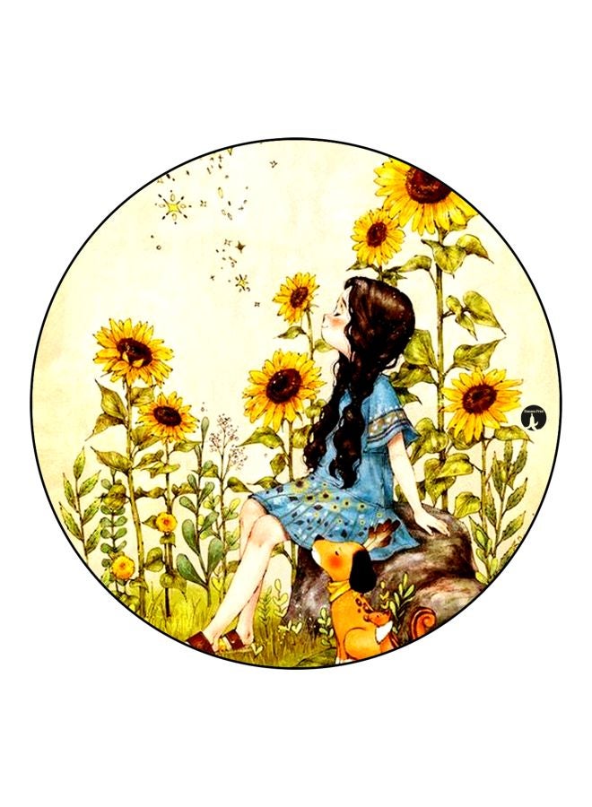 بي بي مغناطيس ثلاجة مُزين بطبعة أنمي أصفر / أخضر / أزرق 5.5سم - Image 1