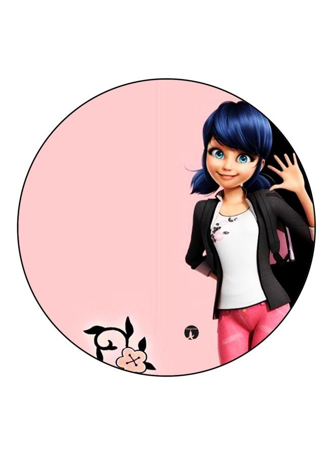 BP Marinette Dupain-Cheng Printed Fridge Magnet Pink/Blue/White 5.5cm - Image 1