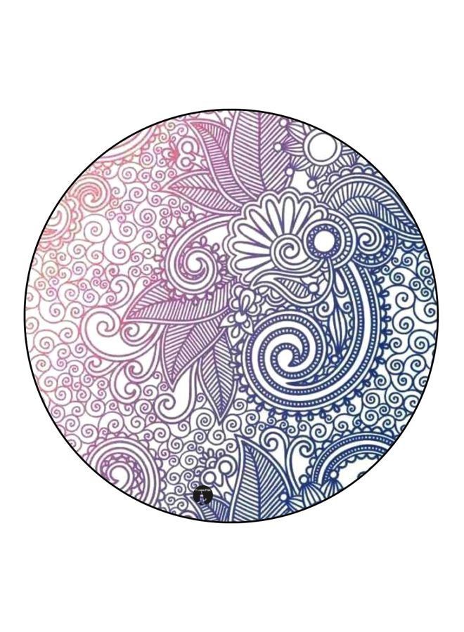 BP Floral Printed Fridge Magnet Blue/White 5.5cm  - Image 1