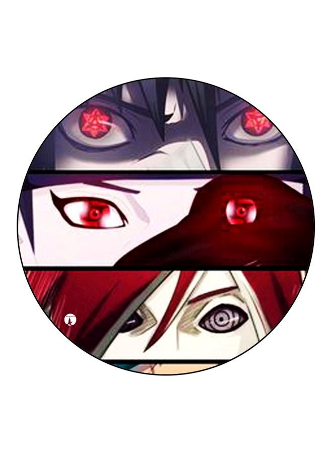 BP Eyes Printed Fridge Magnet White/Brown/Red 5.5cm - Image 1