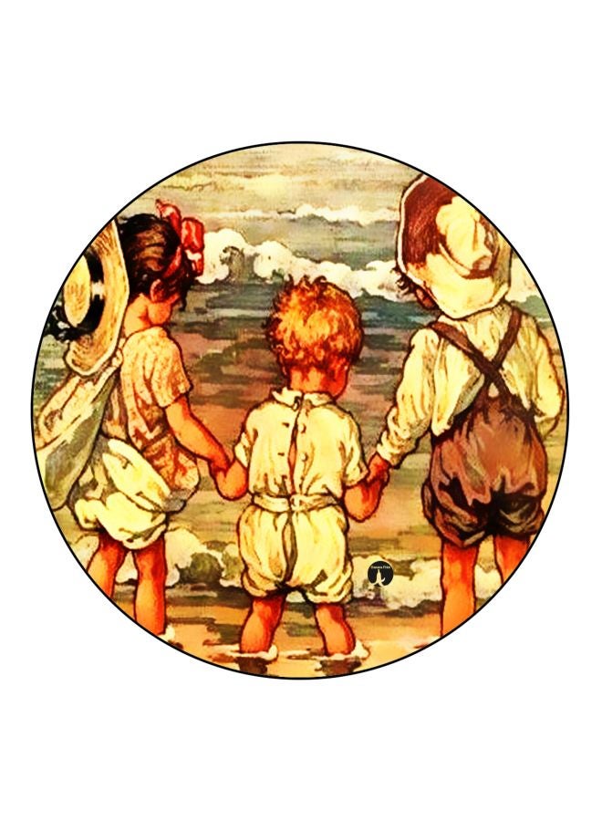 BP Kids Printed Fridge Magnet Brown/Red/Black 5.5cm