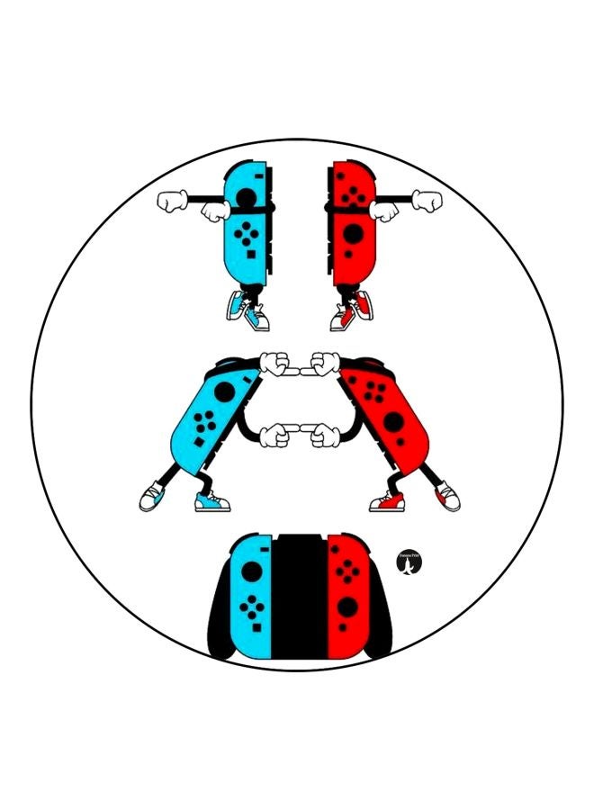 BP Video Game Controller Printed Fridge Magnet Blue/Red/Black 5.5cm - Image 1