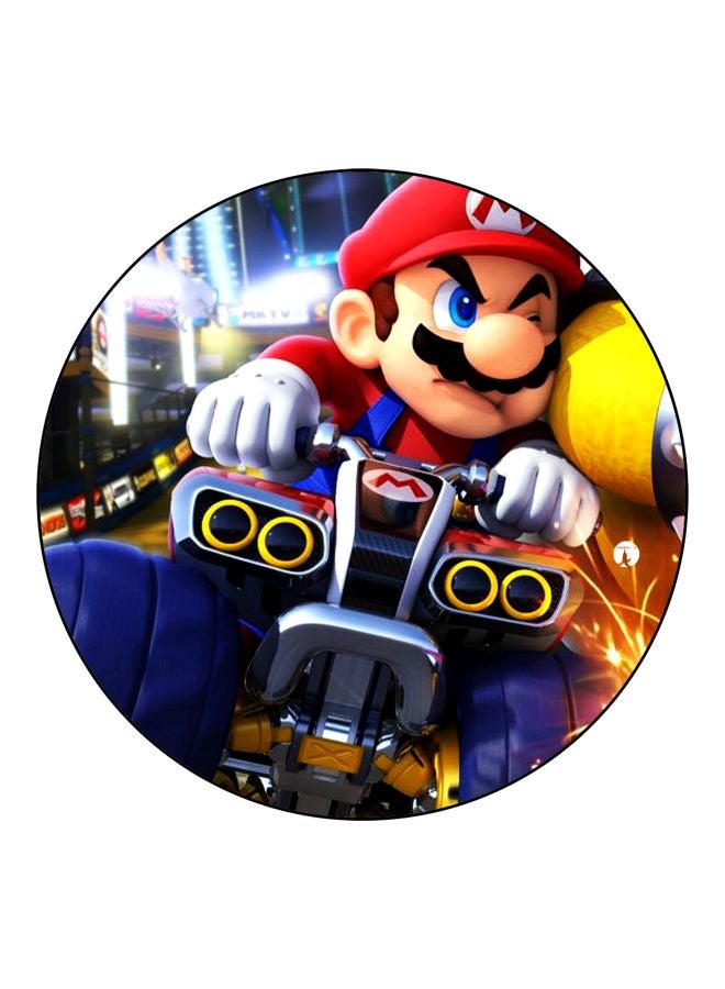 BP Super Mario Printed Fridge Magnet Red/Blue/Beige 5.5cm - Image 1