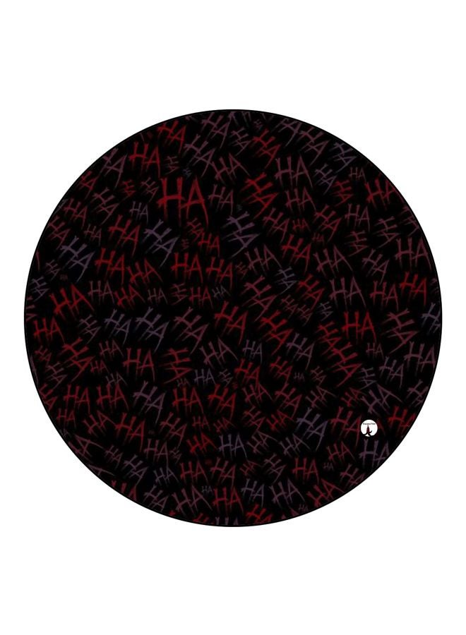 BP Haha Printed Fridge Magnet Black/Red 5.5cm - Image 1