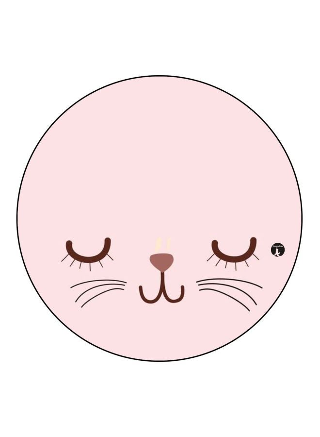 BP Kitty Printed Fridge Magnet Pink/Brown 5.5cm - Image 1