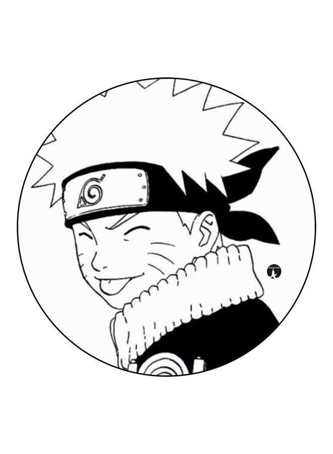 BP Cartoon Printed Fridge Magnet White/Black 5.5cm - Image 1