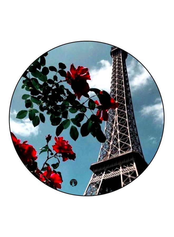 BP Eiffel Tower Printed Fridge Magnet Blue/Red/Green 5.5cm - Image 1
