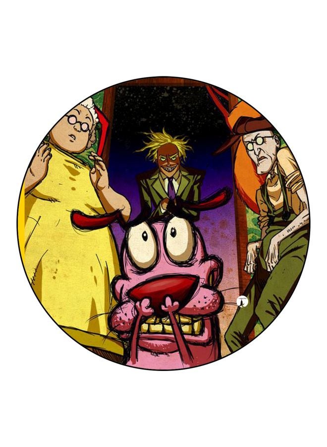 بي بي مغناطيس ثلاجة مُزين بطبعة بتصميم كرتوني أصفر/ وردي/ أخضر 5.5سم - Image 1