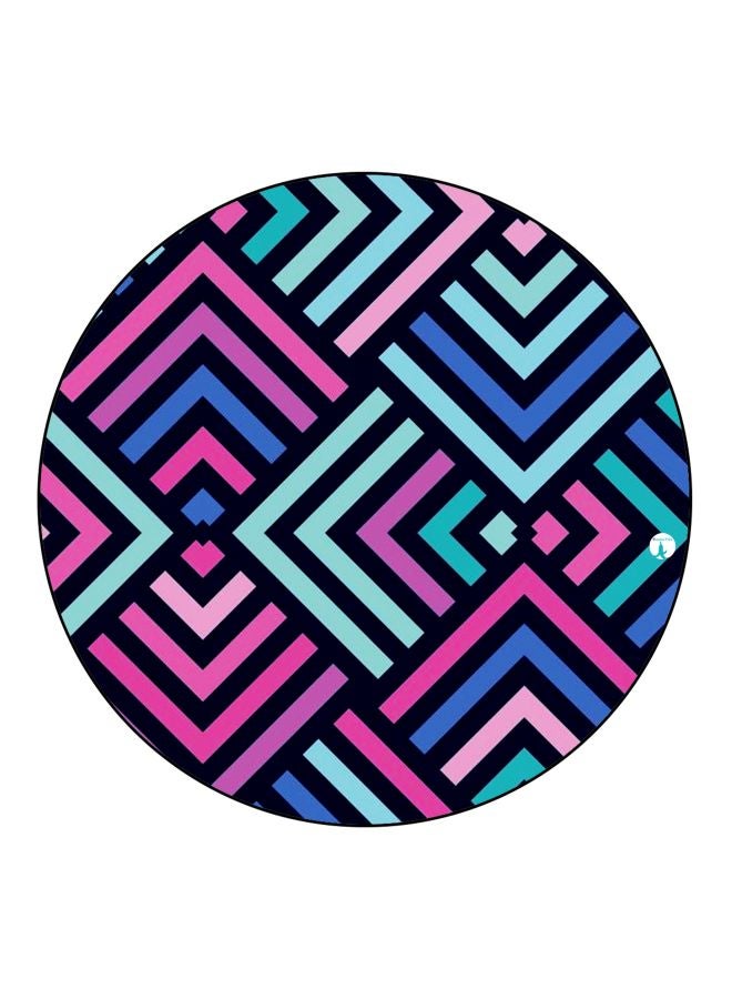 BP Abstract Printed Fridge Magnet Blue/Pink/Black 5.5cm - Image 1
