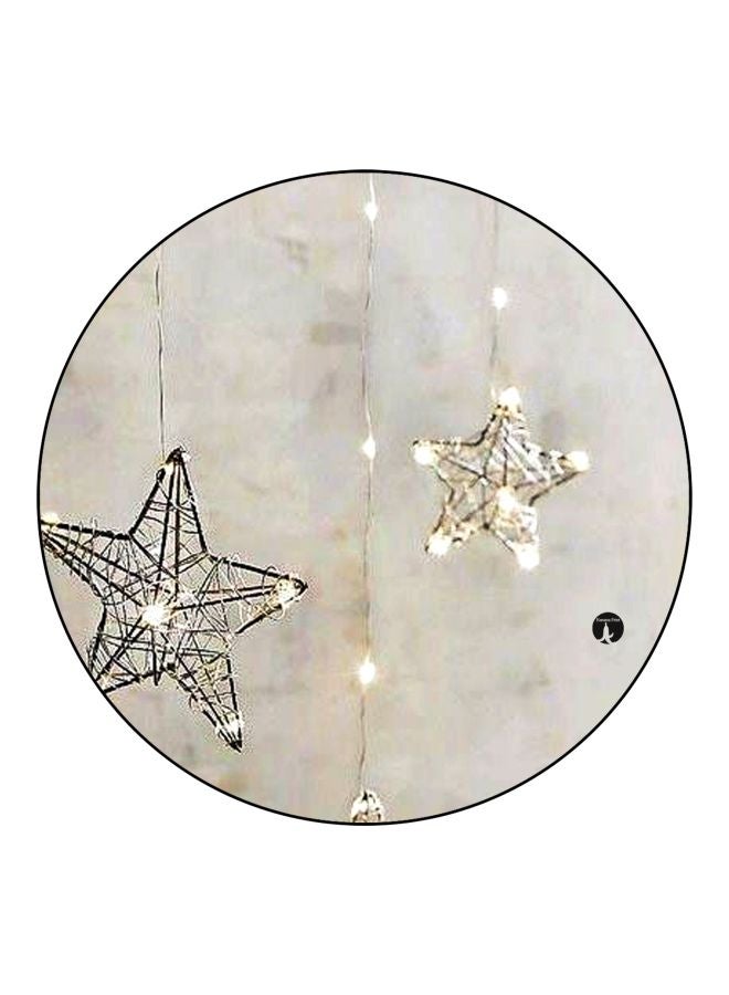 BP Stars Printed Fridge Magnet Beige/Black/Yellow 5.5cm  - Image 1