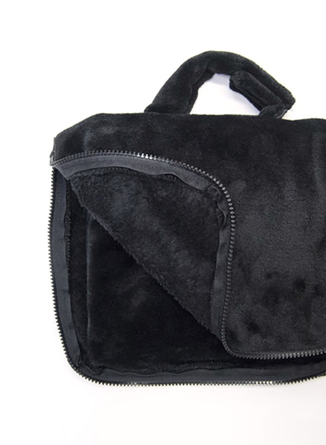 4-In-1 Travelling Blanket/Pillow/Seat Cushion/Lumbar Support Black  - Image 2