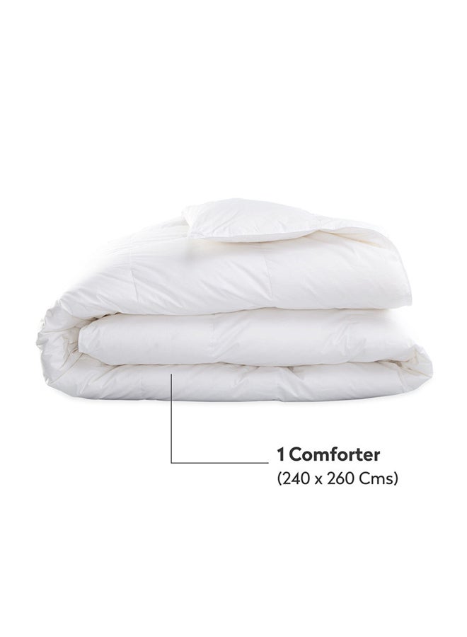 Donetella 6-Piece Damask Stripes Hotel Style Comforter Microfiber Grey  - Image 3