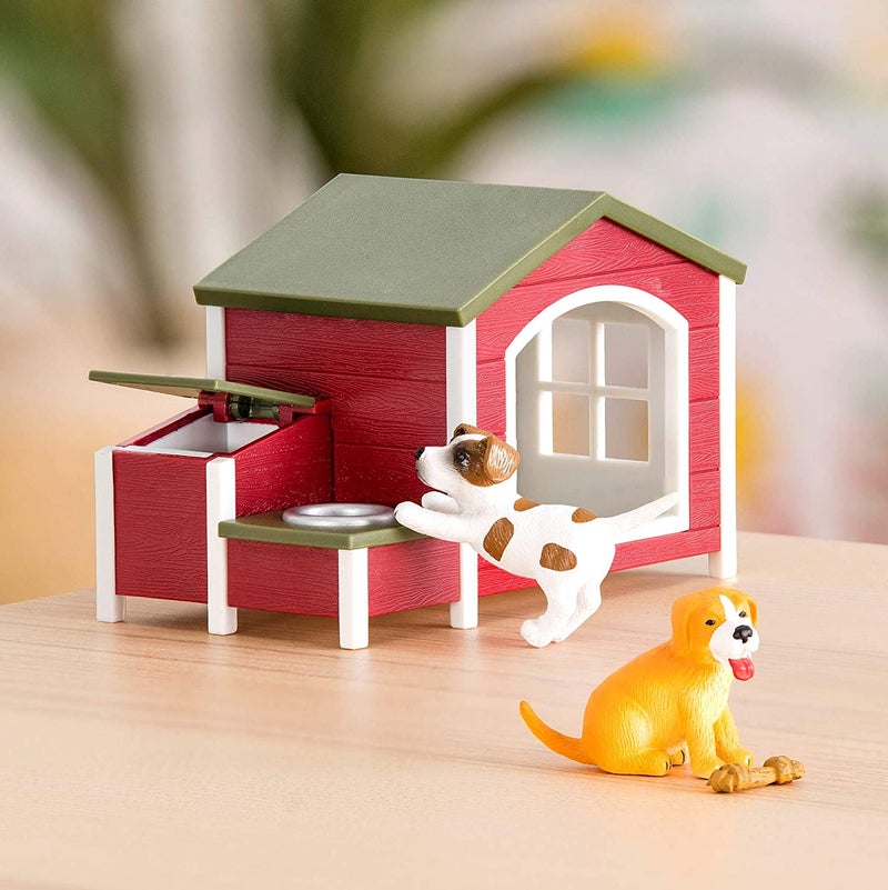 Terra 4-Piece Dog House Animals Figures Set one sizecm - Image 2