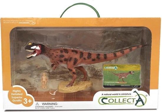 CollectA Ceratosaurus Deluxe Animal Figure 27cm  - Image 2