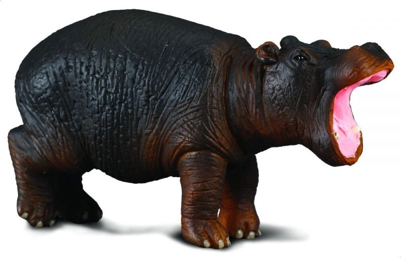 CollectA Hippopotamus Calf Animal Figure 6×4×2cm - Image 2