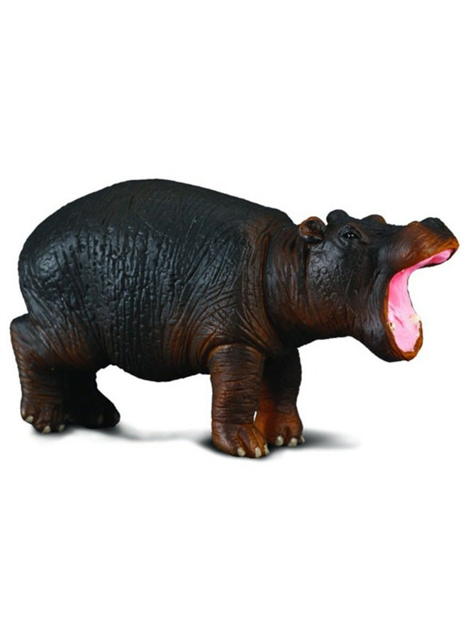 CollectA Hippopotamus Calf Animal Figure 6×4×2cm - Image 1