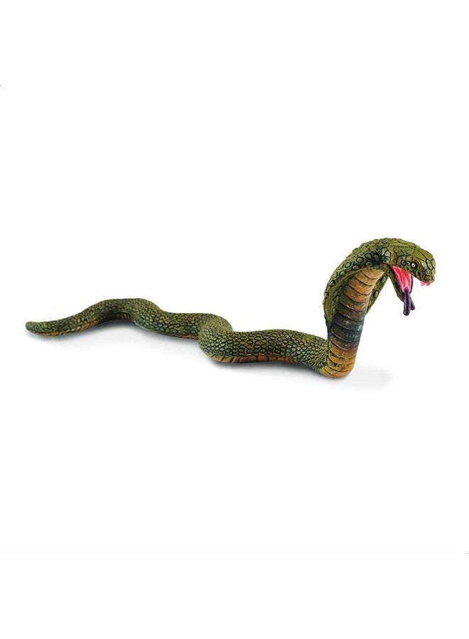 CollectA King Cobra 88230 Miniature Animal Figure 6.1x2.2x2inch - Image 1