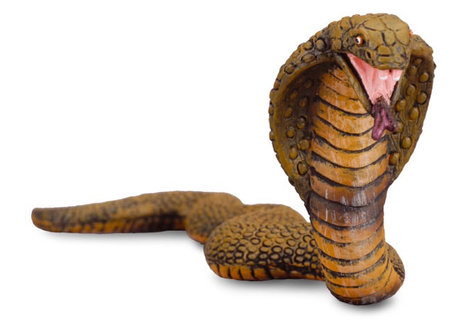 CollectA King Cobra 88230 Miniature Animal Figure 6.1x2.2x2inch - Image 2