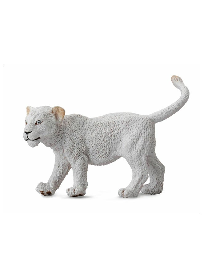 CollectA White Lion Cub 88551 Miniature Animal Figure 2.8x1.2x1.5inch 