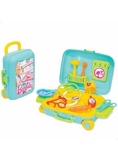 dede 15-Piece Barbie 3480 Printed Doctor Tools Toy 22 x 17 x 8cm  - Image 1