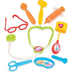 15-Piece Barbie 3480 Printed Doctor Tools Toy 22 x 17 x 8cm - v1605015580/N41510740A_3