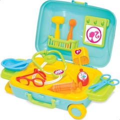 dede 15-Piece Barbie 3480 Printed Doctor Tools Toy 22 x 17 x 8cm  - Image 2