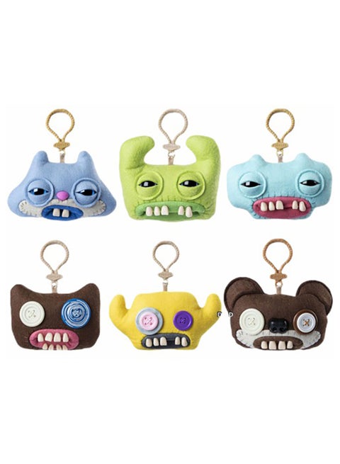 6-Piece Funk Tooth Treasure Figure Key Chains