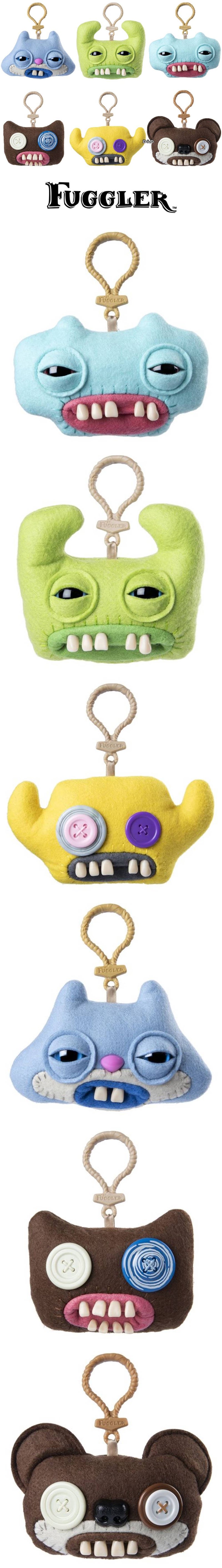 6-Piece Funk Tooth Treasure Figure Key Chains