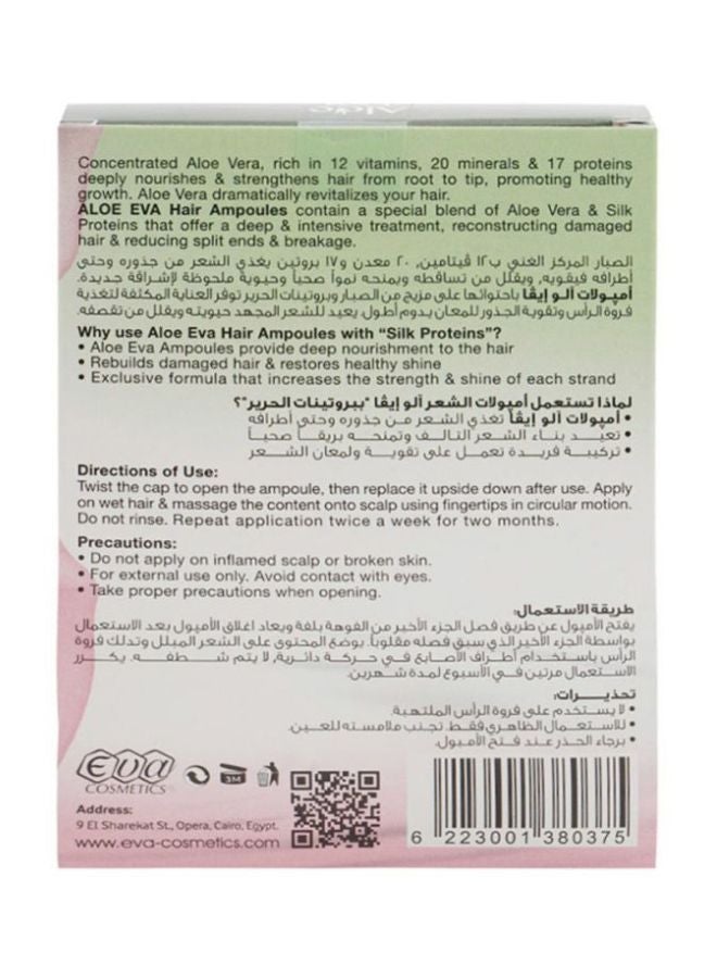 Aloe Eva Strengthening Hair Ampoules 60ml - Image 2