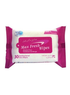 Cool & Cool 30 Pieces Max Fresh Wipes  - Image 1