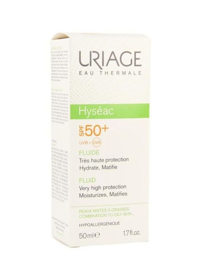Uriage Hyseac Solaire Fluid SPF50+ 50ml - Image 2
