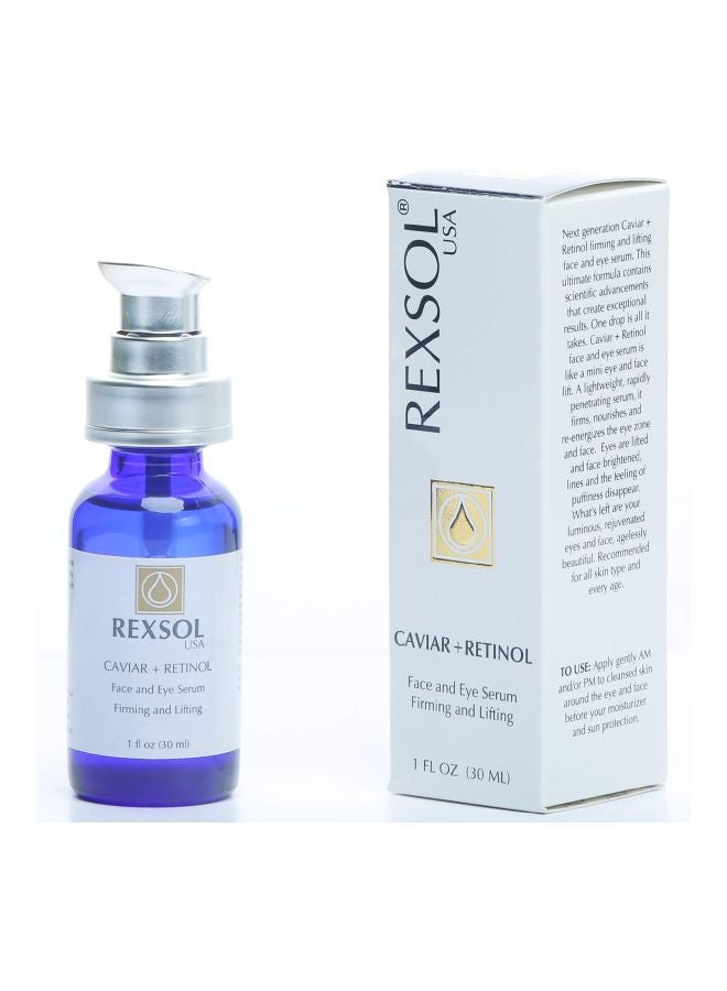 REXSOL Caviar + Retinol Face And Eye Serum 30ml - Image 4